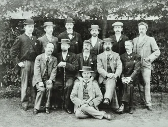 Rosendale Road School: groepen leraren, 1897