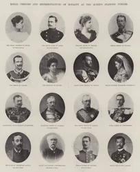 Koninklijke Bezoekers en Vertegenwoordigers van Koninklijke Families bij het Diamanten Jubileum van de Koningin