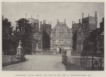 Sherborne Castle, Dorset, de zetel van Mr John K Wingfield-Digby, MP