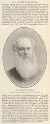 Sir Robert Harding, hoofdambtenaar in faillissement