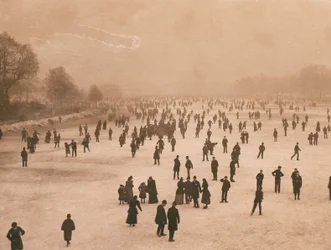Schaatsen op de Serpentine