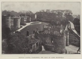 Skipton Castle, Yorkshire, de zetel van Lord Hothfield