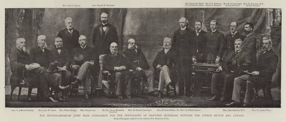 De Brits-Amerikaanse gezamenlijke hoge commissie voor de regeling van betwiste kwesties tussen de Verenigde Staten en Canada