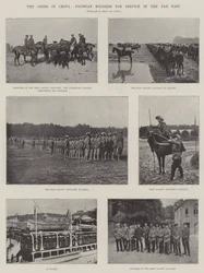 De crisis in China, Pruisische soldaten voor dienst in het Verre Oosten