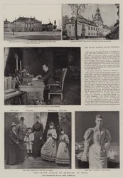 De kroonprins van Denemarken thuis