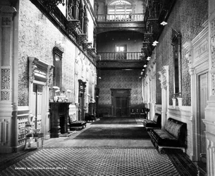 De Inkomhal van het Onderkoninklijk Paleis, Simla, ca. 1890