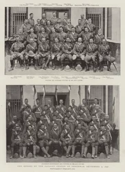 De helden van de cavalerieaanval bij Omdurman, 2 september 1898