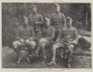 De Imperial Yeomanry, officieren van het eerste contingent