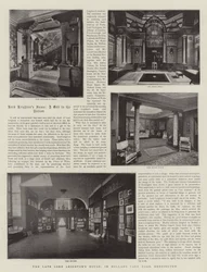 Het huis van de overleden Lord Leighton, in Holland Park Road, Kensington