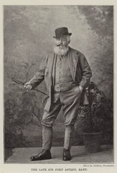 De overleden Sir John Astley, Baronet