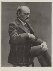 Het nieuwste portret van Emile Zola, meester van de realistische school van fictie