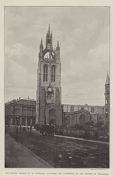 De Parochiekerk van St Nicholas, benoemd tot Kathedraal van het Bisdom Newcastle
