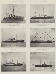 De Spaans-Amerikaanse oorlog, Spaanse oorlogsschepen