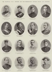 De Transvaalse Oorlog, Officieren en Onderofficieren gedood en gewond