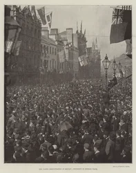 De Ulster Demonstratie in Belfast, Processie in Donegal Place