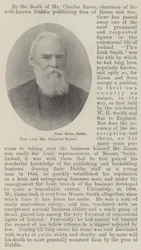 De overleden Mr. Charles Eason