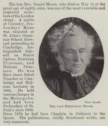 De wijlen Prebendary Moore