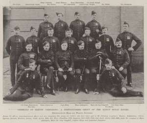 Veteranen van Elf Campagnes, een Onderscheiden Groep van de Kings Royal Rifles