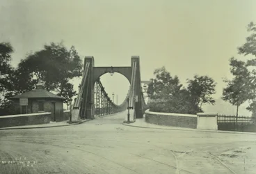 Uitzicht op de Oude Lambeth Brug, 1897