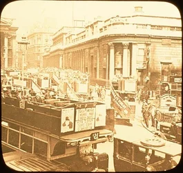 Bank of England en de Royal Exchange, Londen