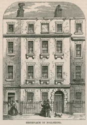 28 Dean Street, Soho, Londen, geboorteplaats van kunstenaar Joseph Nollekens