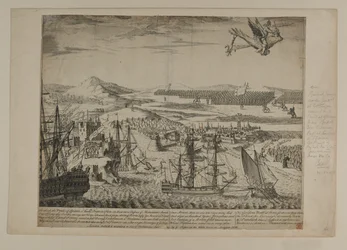 Een Karikatuur van de Oostenrijkse Successieoorlog, uitgegeven door G. Foster, Londen, 1743
