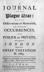Een dagboek van het pestjaar, 1665