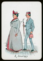 Een reis (kleur litho)