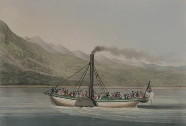 Een reis naar Loch Lomond, gegraveerd door G. Hunt, ca. 1830s