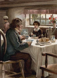 Een groot ontbijt was het