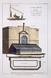 Een broeikas uitgevoerd voor Zijne Genade de Hertog van Bedford in Woburn Abbey, 1806