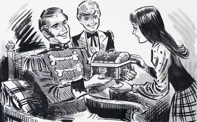 Een geschenk van een soldaat