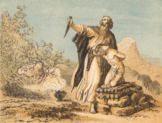 Abraham offert Isaak