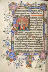 Add. 42131 fol.151v Begin van Psalm 80; initiaal 