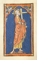 St. Peter, uit de Oscott Psalter, c.1270