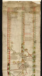 Genealogie van Edward de Vierde van Engeland, die zijn aanspraak op de kronen van Wales, Frankrijk en Engeland toont