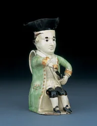 Admiraal Lord Rodney toby jug, c.1782