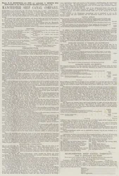 Advertentie, Manchester Ship Canal Company (gravure)