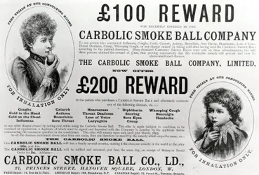 Advertentie voor de Carbolic Smoke Ball Company, 1893