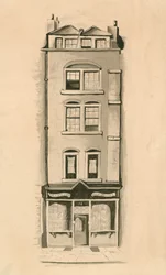 18 Strand, Westminster, Londen, geboorteplaats van Charles Matthews, komiek