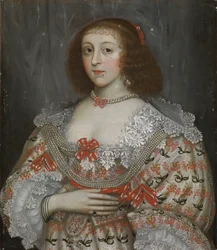 Een onbekende jonge dame uit de tijd van Karel I, c.1635