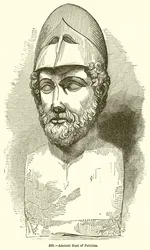 Oude buste van Pericles