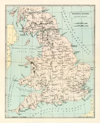 Oud-Brittannië (kleurenlitho)