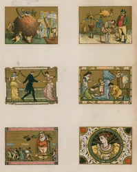 Assortiment Victoriaanse Kerstscènes