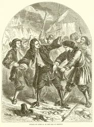 Aanval op James II op het eiland Sheppey
