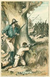 Australische avonturen (kleurenlitho)