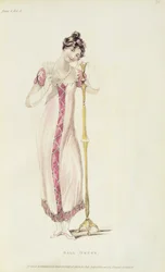 Baljurk, modeplaat uit Ackermanns Repository of Arts