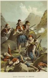 Bashi-Bazouks in hinderlaag