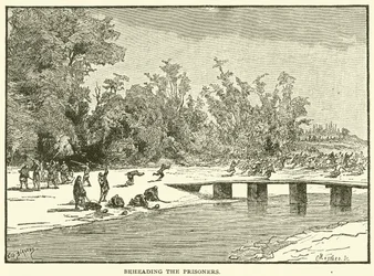 Onthoofding van de gevangenen