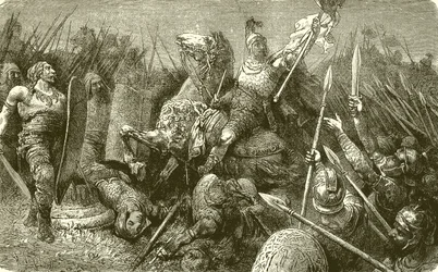 Belisarius leidt het Romeinse leger tegen de Goten